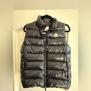 Moncler Glossy Black Puffer Vest